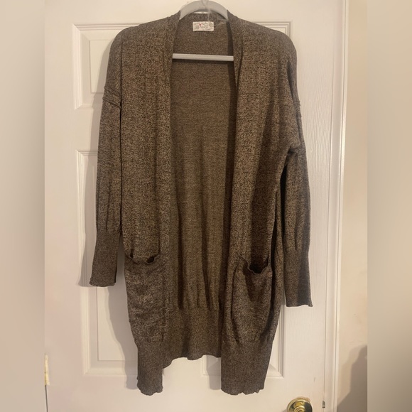 Poof Apparel Sweaters - NWOT Long Cardigan by Poof Apparel size Large